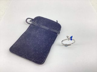 anillo plata 925mm con piedra con circonita,