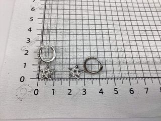 argollas plata 925mm con piedra con circonita