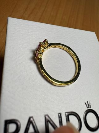 Anillo Pandora Disney Corona Rapunzel Talla 50