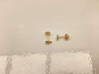 pendientes oro 18k con piedra