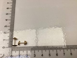 pendientes oro 18k con piedra