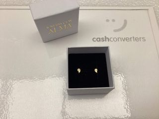 pendientes oro 18k con piedra