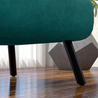 Sillón Cama 4 en 1, Sillón Plegable Con Respaldo Regulable en 5 Posiciones, Sofá Cama Con Cojín, Asiento Acolchado, en Terciopelo para Casa y Oficina, 63X73X81 Cm, Verde