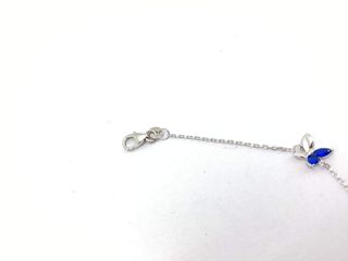 pulsera plata 925mm con piedra con circonita