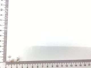 pendientes plata 925mm con piedra con circonita