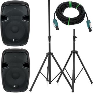 Altavoces 600W con soportes y cable