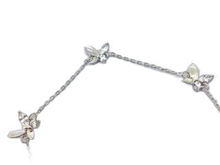 pulsera plata 925mm con piedra con circonita