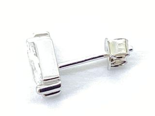 pendientes plata 925mm con piedra con circonita