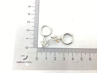 argollas plata 925mm con piedra con circonita