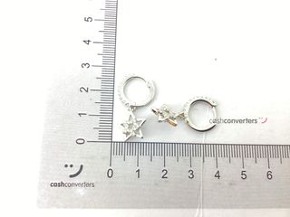 argollas plata 925mm con piedra con circonita