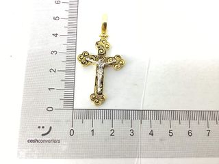 crucifijo oro 18k