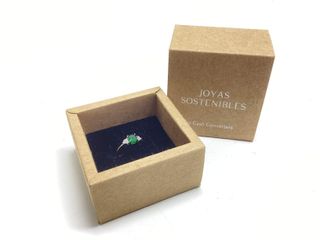 anillo plata 925mm con piedra con circonita