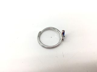 anillo plata 925mm con piedra con circonita,