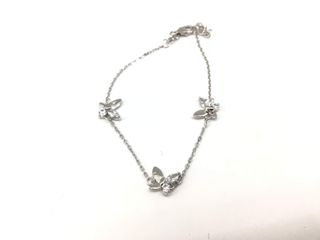 pulsera plata 925mm con piedra con circonita