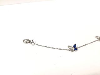 pulsera plata 925mm con piedra con circonita