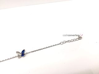 pulsera plata 925mm con piedra con circonita