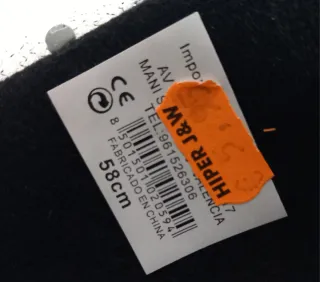 Sombrero Genio Disfraz Plateado 58cm