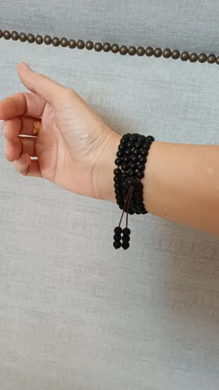 2 Collares Mala 108 Cuentas Piedra Natural