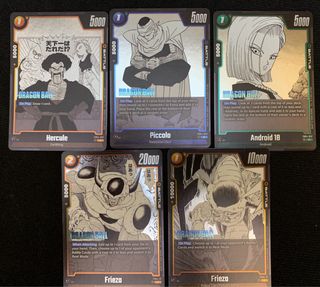 62 Cartas Dragon Ball FB04 Sin Repetir