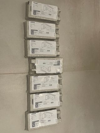 Soporte riel Ikea VIDGA