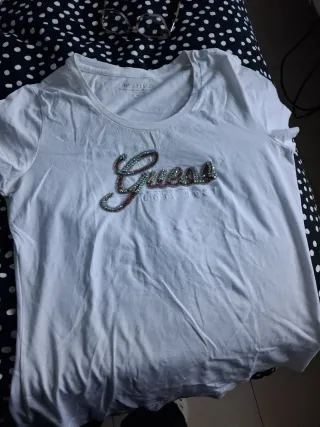 Camiseta Guess blanca Talla L