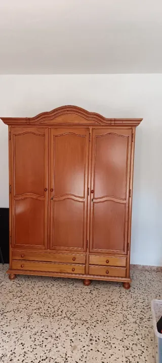 Habitación individual doble madera