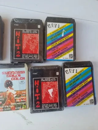 Set 4 Cassette Stereo 8 Anni 70 Compilation