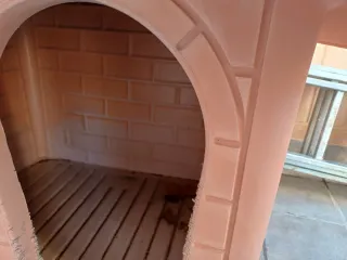 Casita para perro exterior resina
