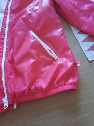 Chaqueta Benetton Niña Talla 8 Rosa