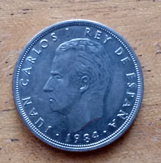 9 Monedas 5 Pesetas Juan Carlos I 1975-1983-1985