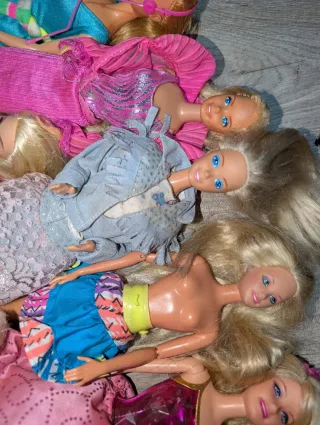 Lotto Bambole Barbie da recupero