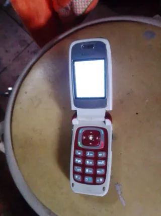 Teléfono Móvil Nokia 6101 Rojo/Blanco