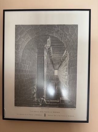 3 Cuadros de distintos monumentos de Mérida