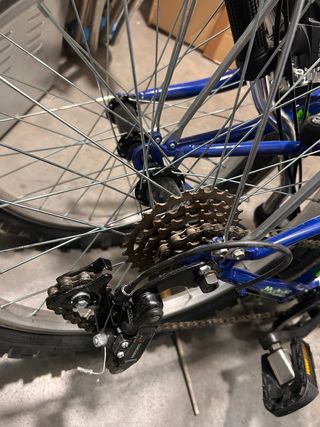 Bicicleta Plegable Azul