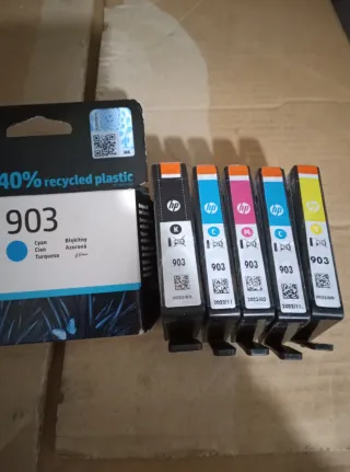Tintas HP 903 (Negro, Cian, Magenta, Amaril