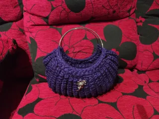 Bolso Verano Trapillo Crochet Bambú