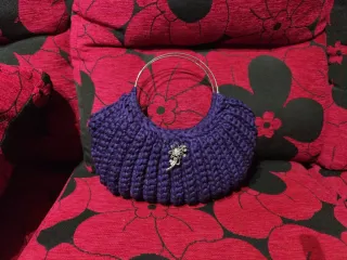 Bolso Verano Trapillo Crochet Bambú