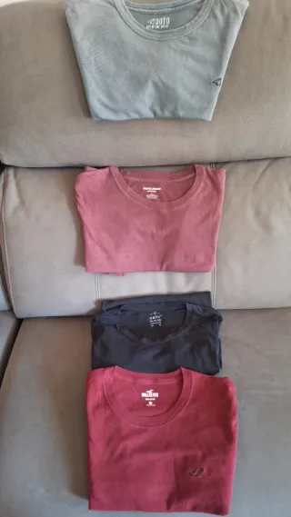 Lote 4 Camisetas Hombre Talla L
