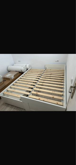 BRIMNES Diván con 2 cajones 80x200cm. Nuevo.