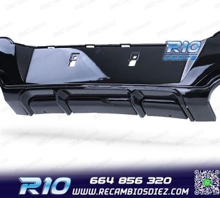 DIFUSOR BMW F20 F21 11-15 LOOK M PERFORMANCE NEGRO BRILLO O-