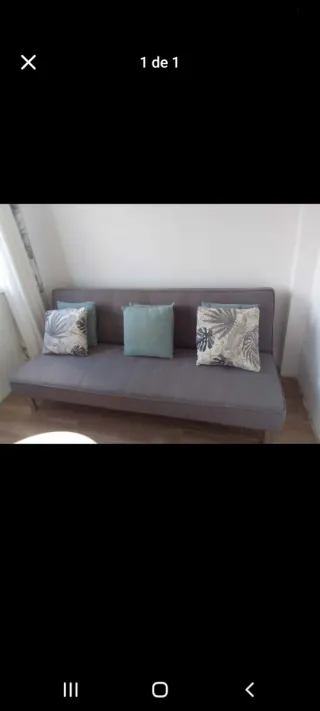 Sofá Cama Gris esta como nuevo