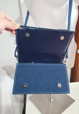 Bolso vaquero patchwork