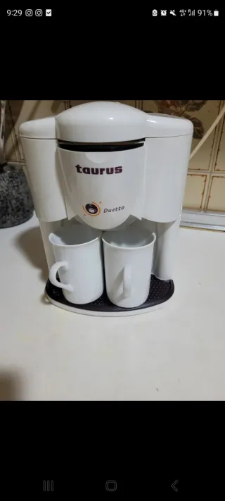 Cafetera Taurus Duetto 1-2 tazas