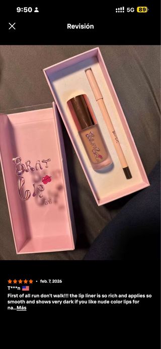 Gloss y Pintalabios con Lip Liner