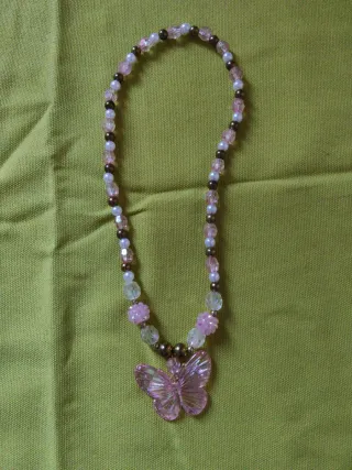 Conjunto collar y pulsera mariposa