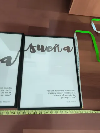 3 Cuadros Decorativos con Frases