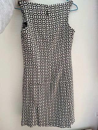 Vestido estampado geométrico