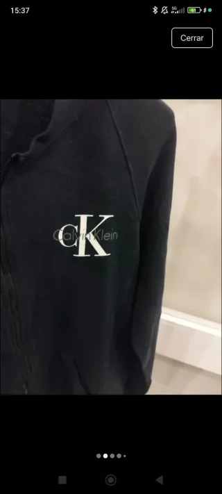 Casaco Calvin Klein Preto Mulher