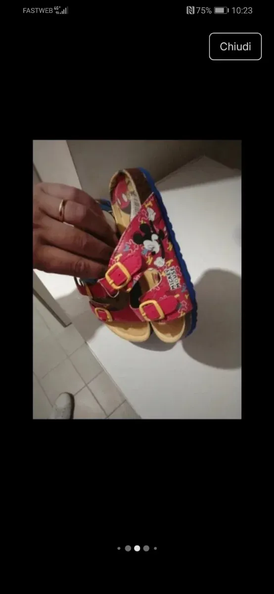 Ciabatte bambino N 30 Mickey Mouse