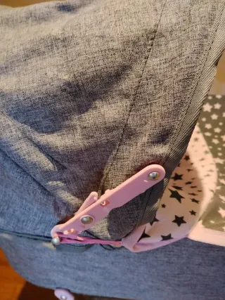 Carrito Muñecas Arias Estrellas Rosa tamaño grande